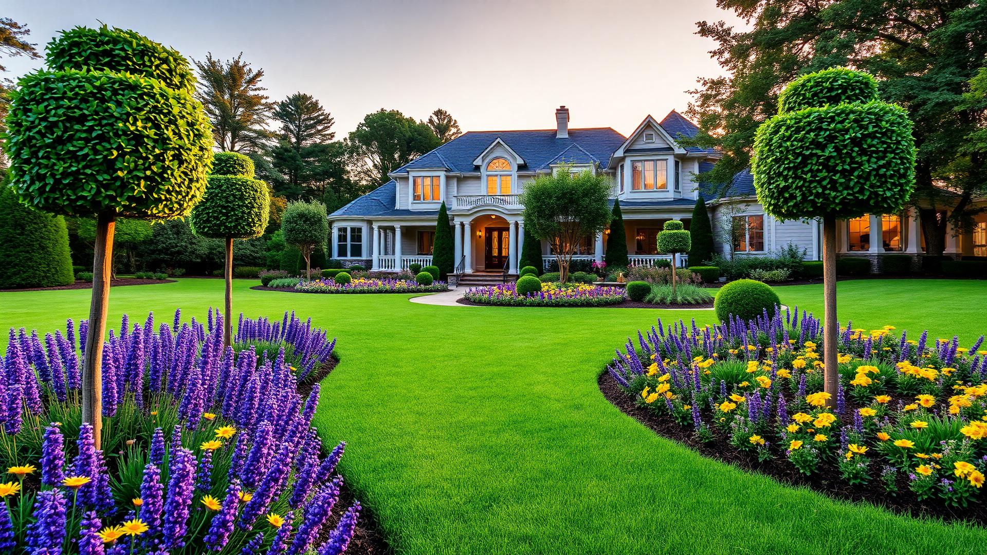 Beautifully landscaped garden by Platinum